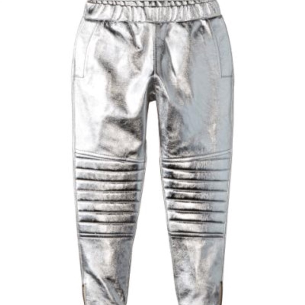 Girl’s Leather Harem Pants